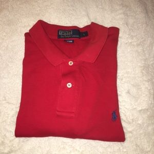 Red Polo shirt